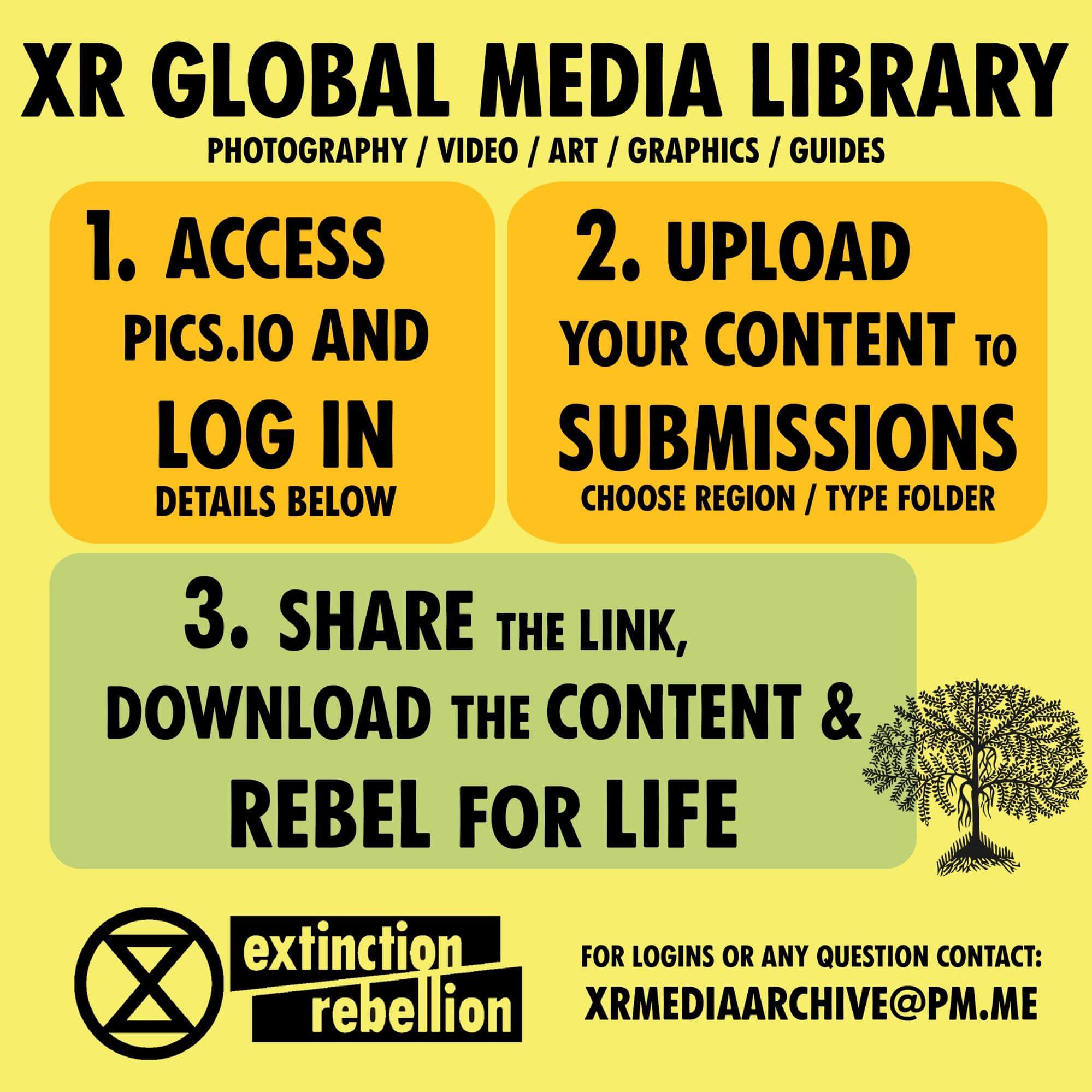 XR Global Media Library graphic.